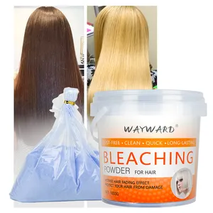 Wayward Hair Private Label Hair Salon Dust Free Low Ammonia Permanent Professional Hair Bleaching Powder