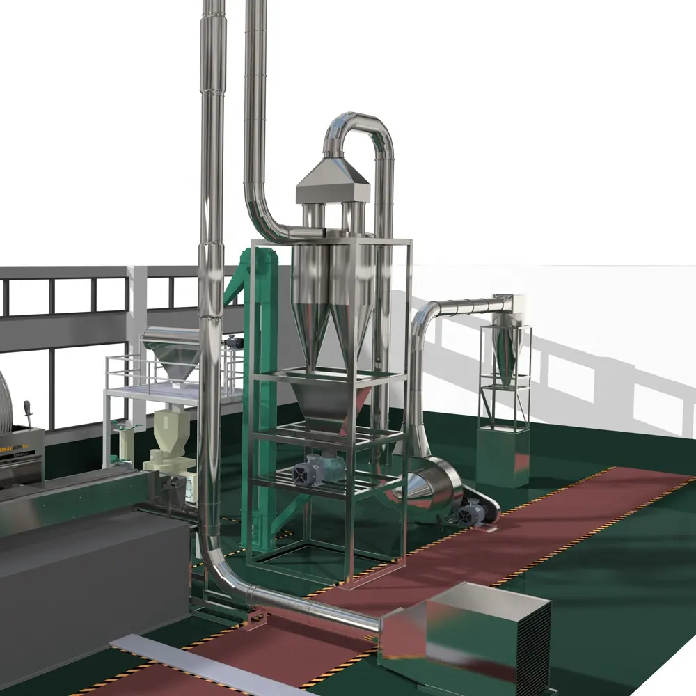 Landbouwmachines Cassave Zetmeel Luchtstroom Drogen Systeem Machine Cassave Verwerking Machine