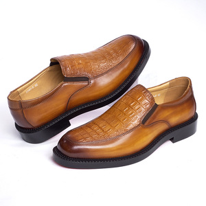 Zapatos de Vestir Formales para Hombre, Precio al por Mayor Personalizado, Zapatos de Boda Elegantes y a la Moda, Estilo Italiano Oxford, con Aumento de Altura - Product Image 1