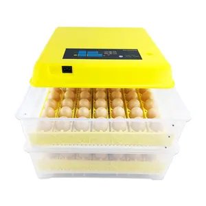 Huatuo CE genehmigt Mini volle automatische 112 ei inkubatoren schlüpfen eier maschine