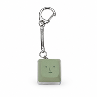 Custom Logo Keyboard Keychain Personalized Plastic Keyboard Keycap Keyring OEM Wholesale Manufacturer