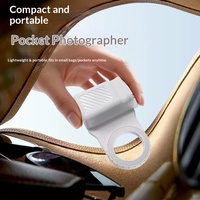 Support de téléphone magnétique rotatif à 360 degrés en ABS avec flash LED et contrôle sans fil pour appareil photo numérique portable de voyage