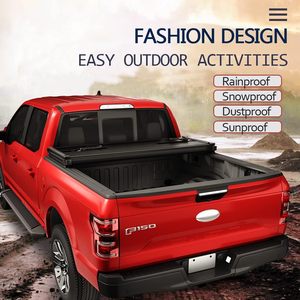 ฝาปิดกระบะท้ายรถกระบะแบบกันน้ำขั้นสูง 5 ฟุต สำหรับ Toyota Tacoma ปี 2021 2024 2025 แบบพับเก็บได้ อุปกรณ์เสริมสำหรับรถขับเคลื่อน 4 ล้อ - Product Image 6