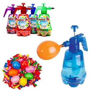 wholesale 1.5L Water Balloon Pump with 500 Balloons Air & Water Filler Balloon Pump Kit for Kids