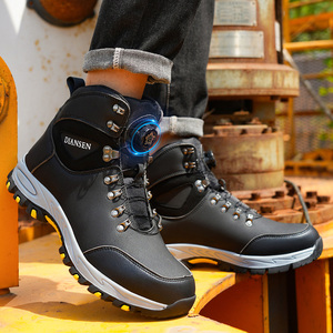 Chaussures de travail pour hommes et femmes, chaussures de sécurité à embout de protection, confortables, résistantes à l'usure, bottes de sécurité industrielles, bottes de sécurité - Product Image 6