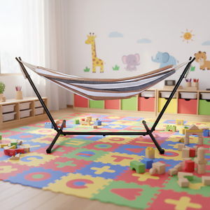 Cama Colgante Portátil Moderna de Acero para 2 Personas, para Uso en Exteriores y Sala de Estar, Hamacas de Camping - Product Image 4