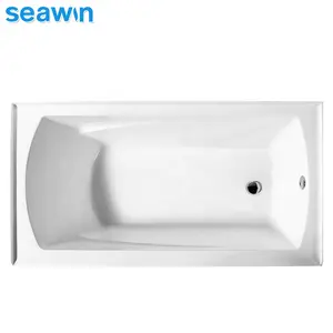 SeaWin Prices Bathroom Fiberglass Shower Skirt Bathtub Clear Sunken Deep Bath Tub