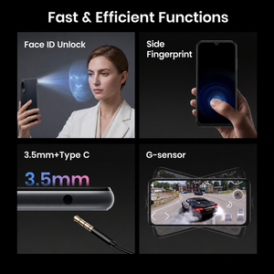 Smartphone Fossibot <span class=keywords><strong>S6</strong></span> 8GB 256GB Android 16 Sbloccato, Display 120Hz, Batteria 5000mAh, Fotocamera 16MP, Octa Core, Dual SIM - Product Image 5
