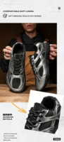 Chaussures décontractées légères à lacets pour hommes, coupe large, unisexe, grandes tailles 40-48, semelle intermédiaire en PU et semelle extérieure en caoutchouc