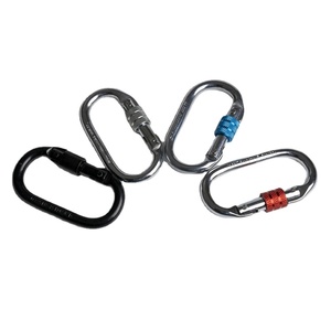 Mousqueton 25KN Escalade Haute Altitude Mousqueton de prévention des chutes Mousqueton en acier Équipement d'<span class=keywords><strong>alpinisme</strong></span> Mousqueton en forme de O - Product Image 6