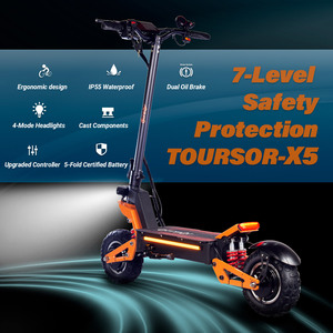 JLM X5 35MPH US Stock Electric <strong>Scooter</strong> 5000W Dual Motor 52V 26Ah Max Load 150kg Hydraulic Brake 11 Inch Fat Tire Manufacturer - Product Image 4