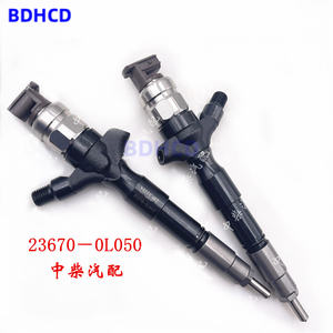 Iniettore Carburante Common Rail Diesel 23670-0L050, Ricambi Motore Auto 095000-8290 8220 8560 23670-0L050 per Toyota Hiace HILUX 1KD-FTV - Product Image 2
