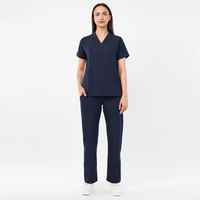 Tenue de travail médicale YUHONG moderne, résistante à l'eau, extensible dans quatre directions, uniforme d'infirmière, combinaison de travail, été