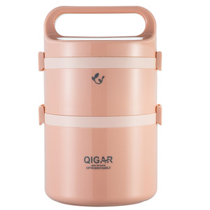 Qigar Stainless Steel Insulated <b>Lunch</b> <b>Box</b> 3 Layers Large Capacity For Students Adults Office Workers - Product Image 5