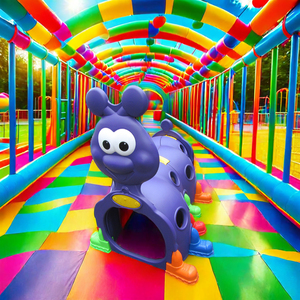 <span class=keywords><strong>Tunnel</strong></span> de jeu en forme de chenille pour enfants, <span class=keywords><strong>petit</strong></span> et beau, pour garderie préscolaire, au meilleur prix, vente en gros - Product Image 2