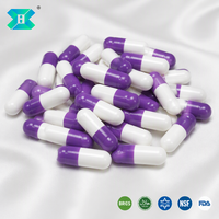 Fabricant Impression de logo personnalisée Capsules HPMC vides transparentes Taille 0 00 Capsules végétariennes transparentes
