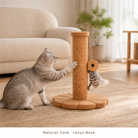 Grattoir à chat pliable en liège grand format, durable et robuste, écologique, antidérapant, design remplaçable, cadeau idéal pour toutes les occasions