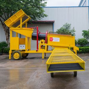 Автоматическая мобильная установка для гравитационного разделения россыпного золота и минералов, 200 тонн, с индивидуальной настройкой, для обогащения и промывки, с двигателем - Product Image 4