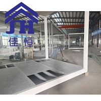 Usine de Guangzhou, vente en gros, maison mobile, maison conteneur, sans amiante, homologuée CE, avec plancher en ciment et revêtement de sol en plaques de ciment