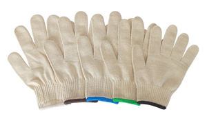 Guantes de Seguridad de Algodón Blanco Tejido Resistentes al Frío, Calibre 7/10, 24 cm, 400g-<span class=keywords><strong>800g</strong></span> / Guantes de Jardinería Reutilizables de Poliéster Lavables a Máquina - Product Image 6