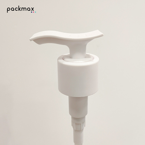 Lotion <b>pump</b> 33/410, <b>shampoo</b> and shower gel <b>pump</b> head — PP frosted press <b>pump</b> head, external <b>pump</b>, 28-tooth Qinhuang head - Product Image 2