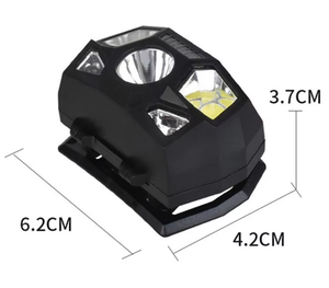 Lampe frontale <span class=keywords><strong>LED</strong></span> étanche avec fonction <span class=keywords><strong>de</strong></span> batterie externe USB, indice <span class=keywords><strong>de</strong></span> protection IP65 pour la recharge <span class=keywords><strong>de</strong></span> téléphone en cas d'urgence, faisceau réglable, <span class=keywords><strong>bandeau</strong></span> pour l'extérieur - Product Image 5