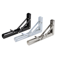 Étagère pliable robuste, support mural en acier inoxydable à 90 degrés, support de Table pliable
