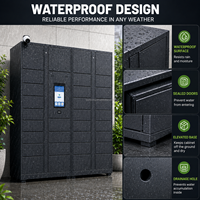 Casier intelligent démontable Yinlong OEM pour colis postaux express, taille personnalisée, casier de livraison de colis intelligent en libre-service 24h/24 et 7j/7