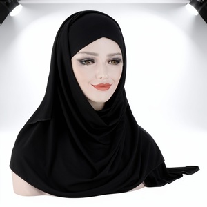 Lightweight Premium Chiffon Long <b>Square</b> Solid Color <b>Hijab</b> for Muslim Women Stylish Versatile Headscarf Accessories - Product Image 1