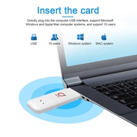 Adaptador WiFi USB 4G de 150 Mbps Cat4 con Ranura para Tarjeta SIM, Puerto USB, Módem de Internet Portátil para PC, Laptop, Vehículo y Viajes