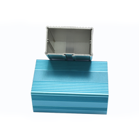 Boîtier électronique professionnel personnalisé usiné CNC, boîtier de terminaison argenté, boîtier de commande IP54 en aluminium thermolaqué