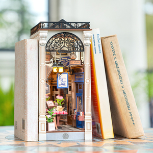 Robotime Rolife giocattoli assemblati a mano in miniatura casa TGB10 Arcade Dating Book angoli 3D puzzle in legno - Product Image 4