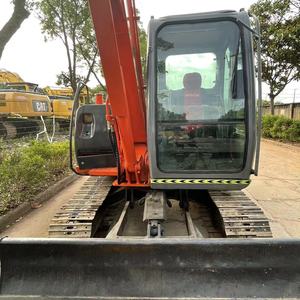 Mini pelle sur chenilles hydraulique HITACHI ZX60 6 tonnes d'occasion de haute qualité avec composants de roulement à noyau à Shanghai - Product Image 5