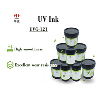 Encre UV Zhongyi UVG-121 à excellente résistance à l'usure pour emballages alimentaires et albums photo