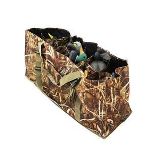 Borsa Porta Stampi Anatra a 12 Scomparti con Spallacci Imbottiti Borsa da Caccia per Stampi Anatra con Sistema di Drenaggio Intelligente con Fondo a Rete - Product Image 1