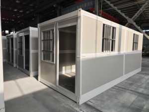 Steel Industry Design Rapid Installation Prefabricated Folding <b>Container</b> Houses Movable <b>Small</b> Temporary Outdoor Office Building - Product Image 5