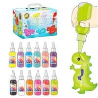 Nouveau Kit Créatif Sensoriel DIY Aqua Fairy : Jouets Squishy Elfes Magiques en Gel d'Eau avec 12 Gels et 12 Moules