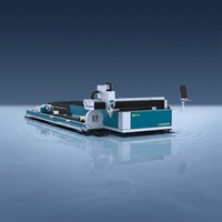 Machines de découpe laser CNC à fibre de haute précision pour plaques et tubes LX3015PHT avec table d'échange pour le métal