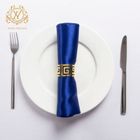 Serviettes de table classiques en gros, nappes de mariage, nappes en satin de soie de haute qualité pour mariage, hôtel, restaurant