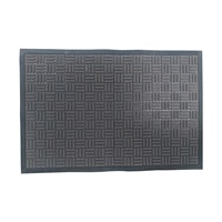 Tapis d'entrée gaufré écologique, imperméable, en polypropylène de style européen, fabriqué en usine