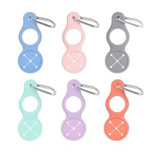 Creative Water Bottle Shape Silicone Carabiner <b>Key</b> <b>Holder</b> 6 Color Option Functional Buckle for Backpack Outdoor - Product Image 1