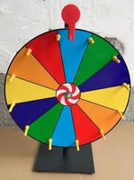 Petite roulette manuelle Lucky Big Wheel Teaching Props Game Activity can Erase Lottery Table