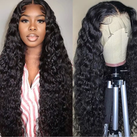 Cheveux vendeurs prix vague d'eau 5x5 6x6 Hd dentelle perruque en gros lots bouclés vagues avant perruque cuticule humaine alignée 360 pleine dentelle perruques