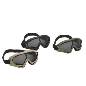 Forte חיצוני מלא מסגרת ברזל רשת אנטי השפעה משקפיים בטיחות עם עדשה שחורה עבור רכיבה על אופניים ו-cs הגנה מפני עיניים לחימה - Product Image 2