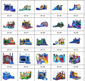 Chine grande aire de jeux enfants château plein d'entrain ballon palais gonflable Carton roi thème Combo toboggan sautant rebond maison - Product Image 3