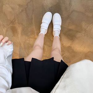 <span class=keywords><strong>Sneakers</strong></span> Casual da <span class=keywords><strong>Donna</strong></span> in Morbida Pelle Bovina <span class=keywords><strong>con</strong></span> <span class=keywords><strong>Velcro</strong></span>, Suola Spessa e Rialzo Interno, Versatili e alla Moda - Product Image 3