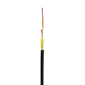 Câble à fibres optiques FTTH FTTX intérieur GJYFJH03 G657A2 1F 2F 4F Diamètre extérieur 4,6 mm 500 m par rouleau 1 m de longueur LSZH - Product Image 1