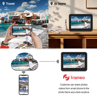 Ucuz masa Android Tablet 10 inç WiFi akıllı fotoğraf çerçevesi WiFi CMS yazılımı ile dijital tabela ekran