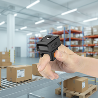 Escáner de Código de Barras Inalámbrico JINGXIN, 2.4G, Bluetooth, Modos HID y BLE, Detección Automática, Lectura Continua, Escáner para Logística de Almacenes