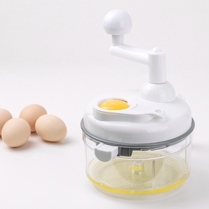 Hachoir manuel à légumes avec bol transparent détachable pour la cuisine domestique - Product Image 1
